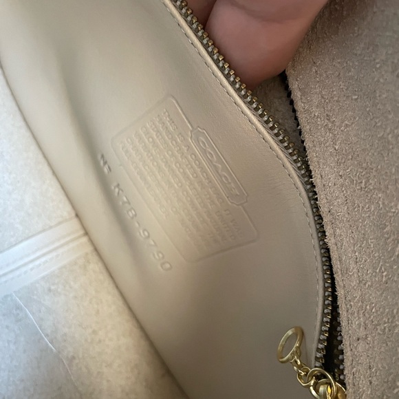 Like new Vintage Coach "Bone Tan" City Bag #9790 Bone 1994 USA - Picture 12 of 16